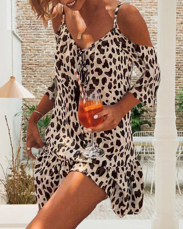 Samina™ - Leopard print dress