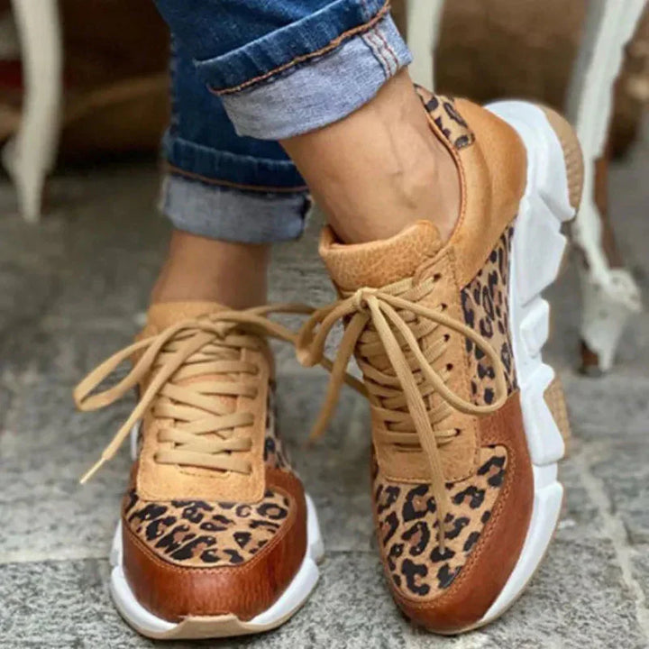 Femke™ | Comfortable leopard sneakers