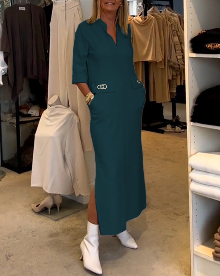 Alexisa™ - Oversized Casual  Long Dress