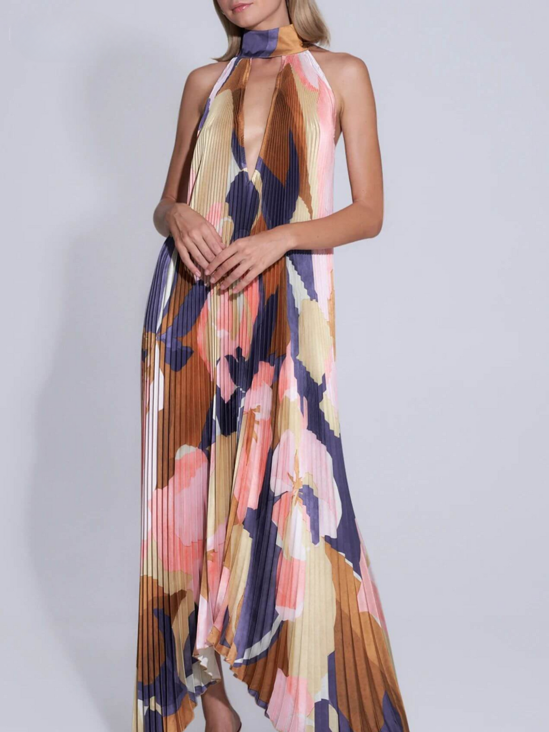 Janellia™ - Halterneck Maxi Dress