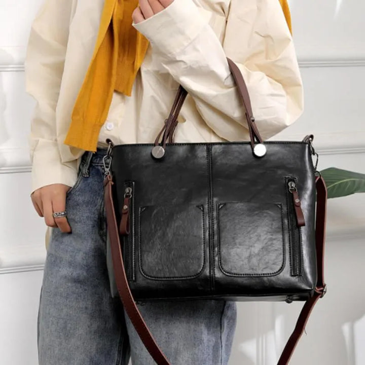 Scotta™ - Poppy Leather Shoulder Bag