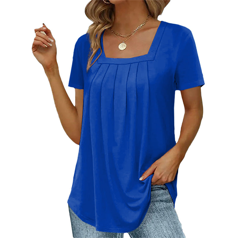 MINDY™ - Elegant Pleated Blouse