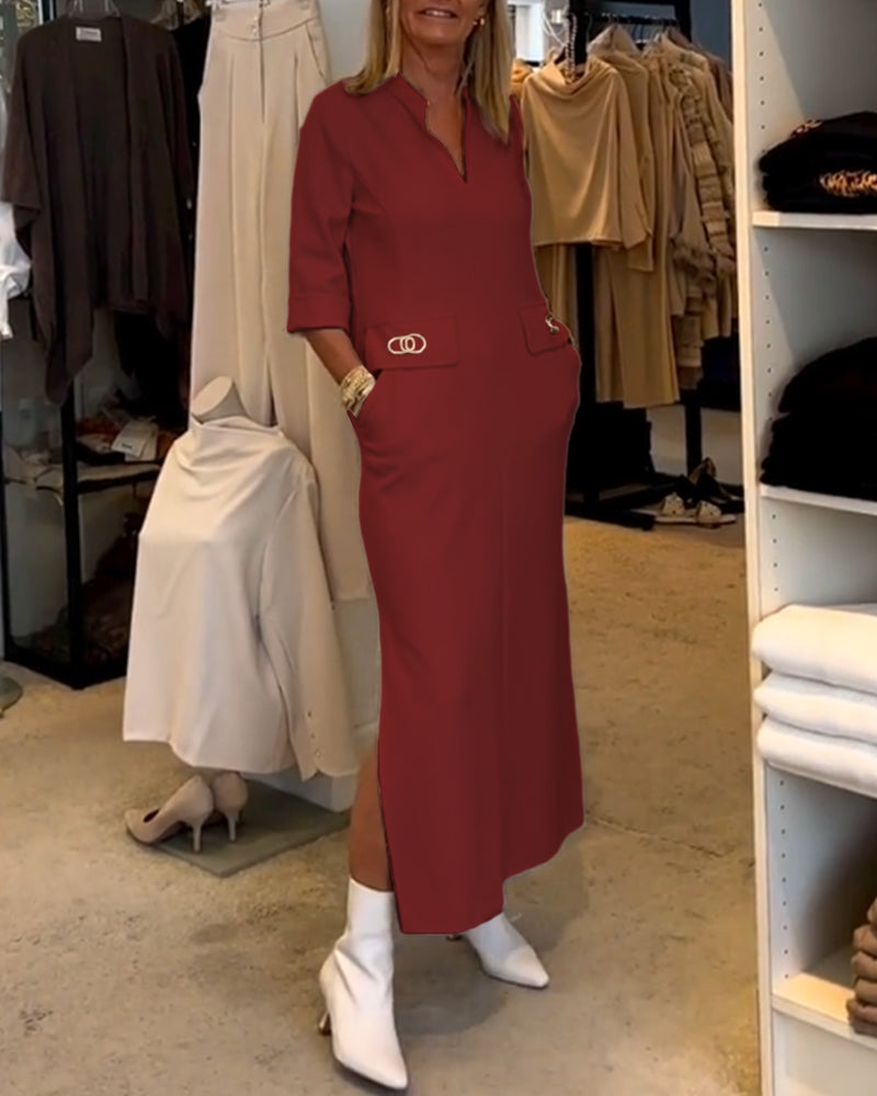 Alexisa™ - Oversized Casual  Long Dress