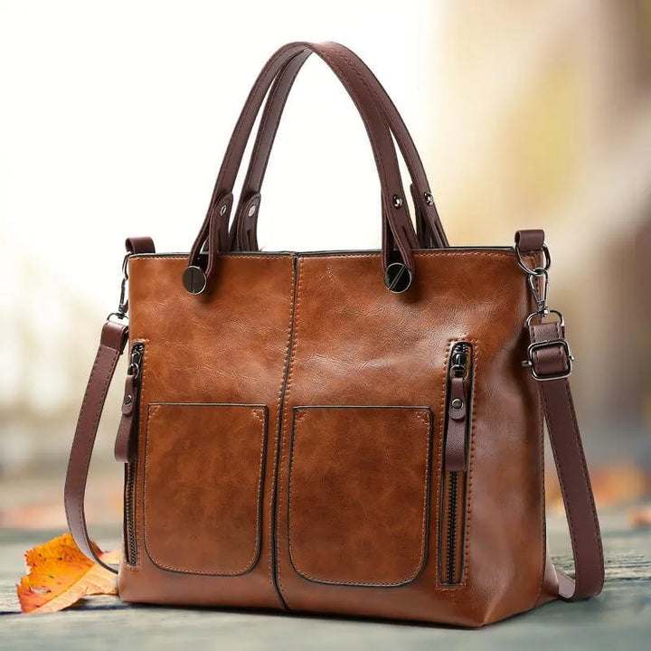 Scotta™ - Poppy Leather Shoulder Bag