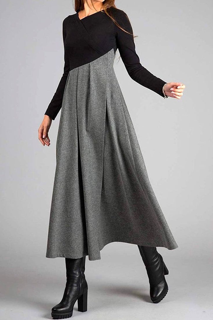 Casai™ - Maxi Dress With Long Sleeves