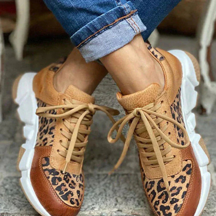 Femke™ | Comfortable leopard sneakers