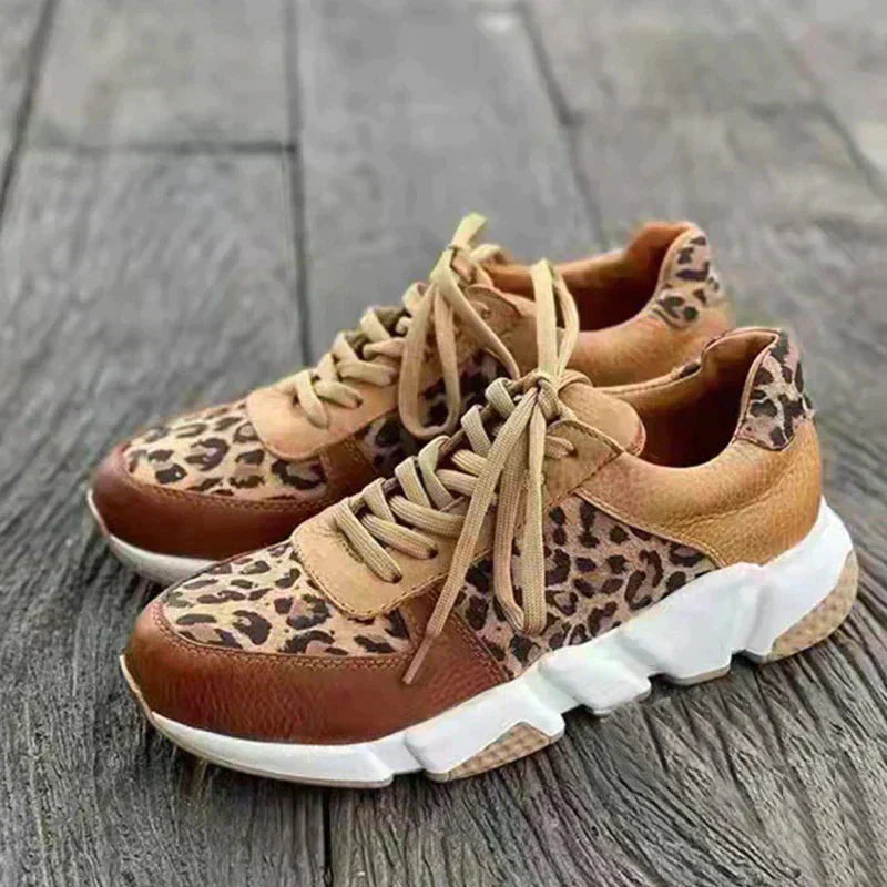 Femke™ | Comfortable leopard sneakers