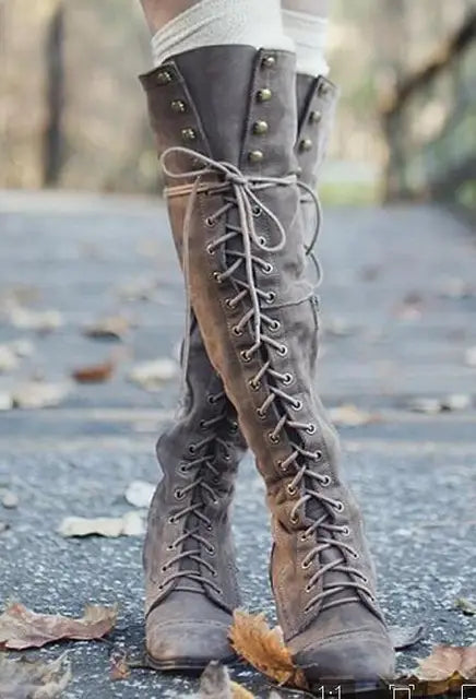 Irine - Medieval knight boots for women