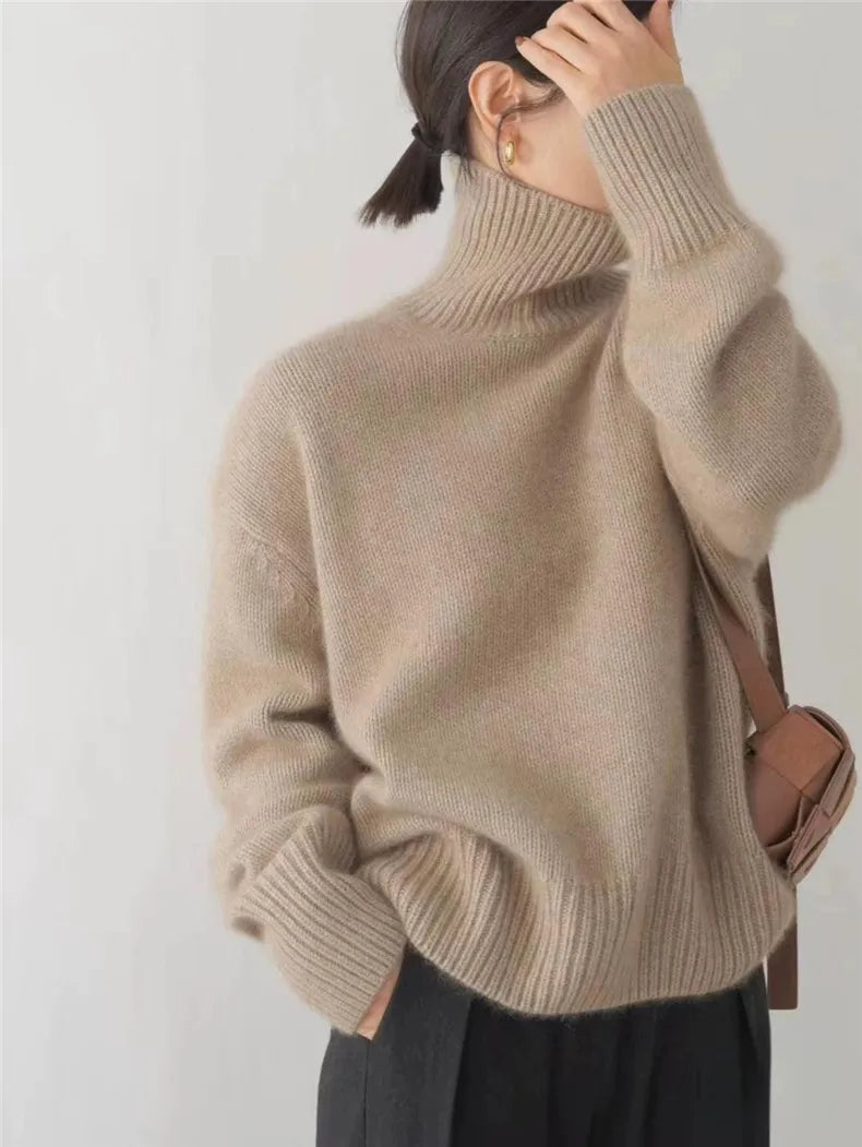 MARIAM |  Cashmere Turtleneck Sweater