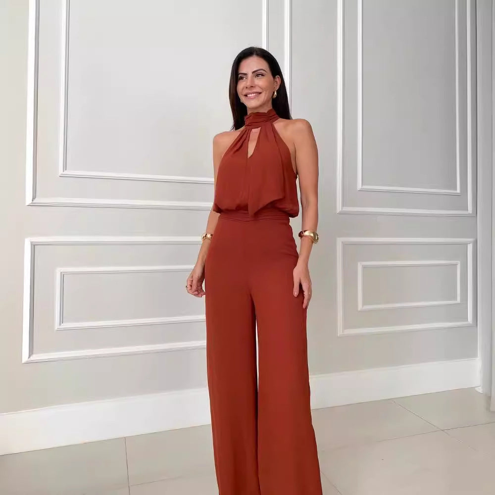 Beaudina™ - Round Neck Jumpsuit