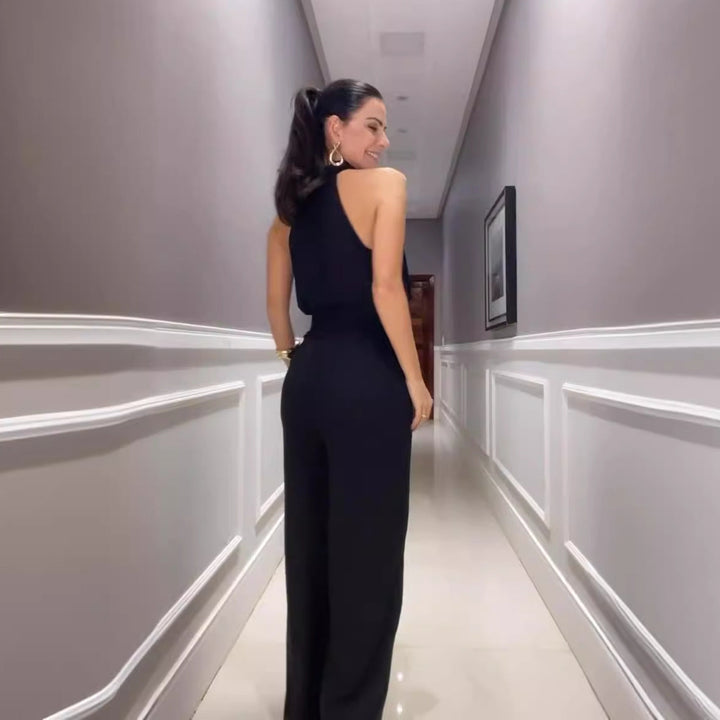 Beaudina™ - Round Neck Jumpsuit