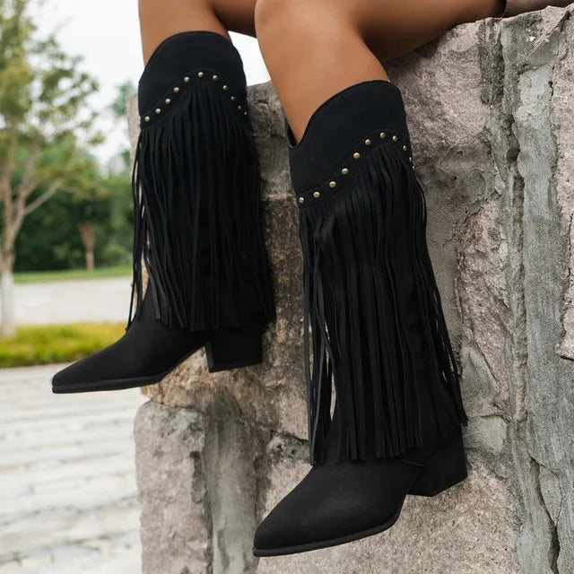 Angel - Elegant cowboy boots for women