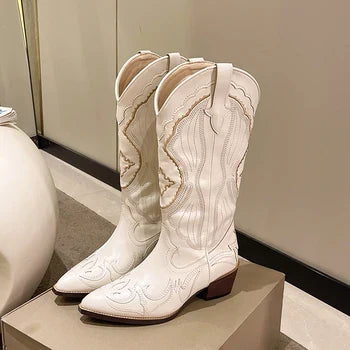 Nina - Cowboy boots in medium height