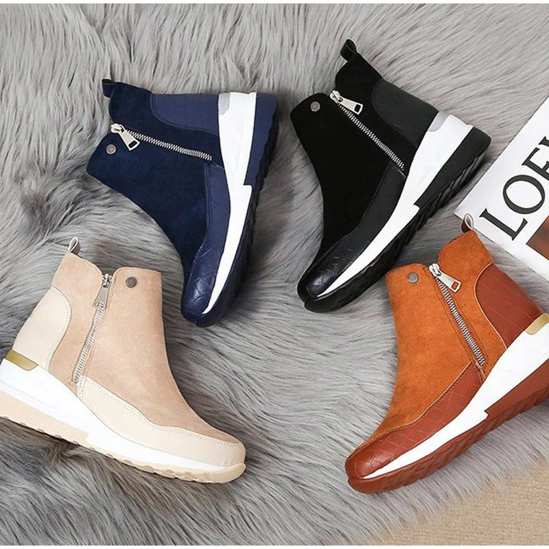 Emmas™ - Zip Sneaker Ankle Boots