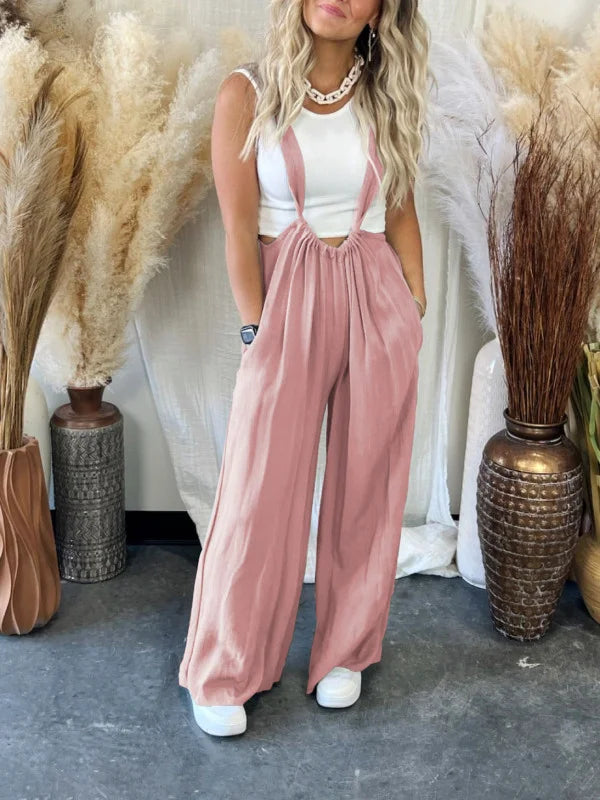 Soft Loose Solid Color Dreams Jumpsuit