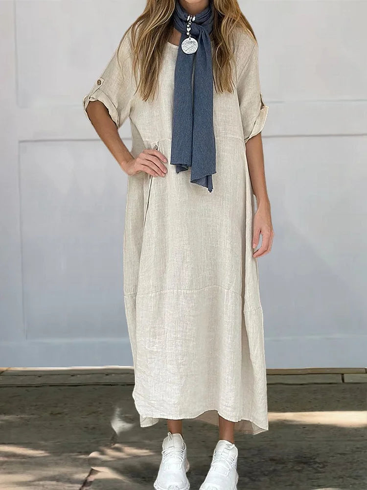 Veiral™ - Linen Cotton Dress