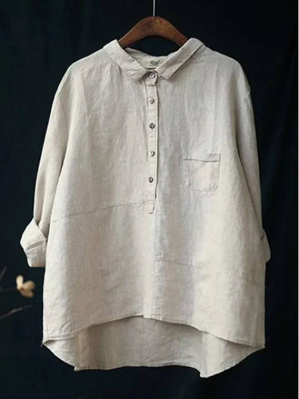 LENORA™ - Relaxed Button-Up Shirt