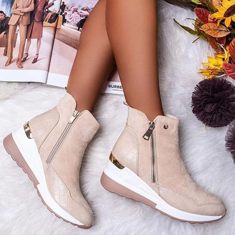 Emmas™ - Zip Sneaker Ankle Boots