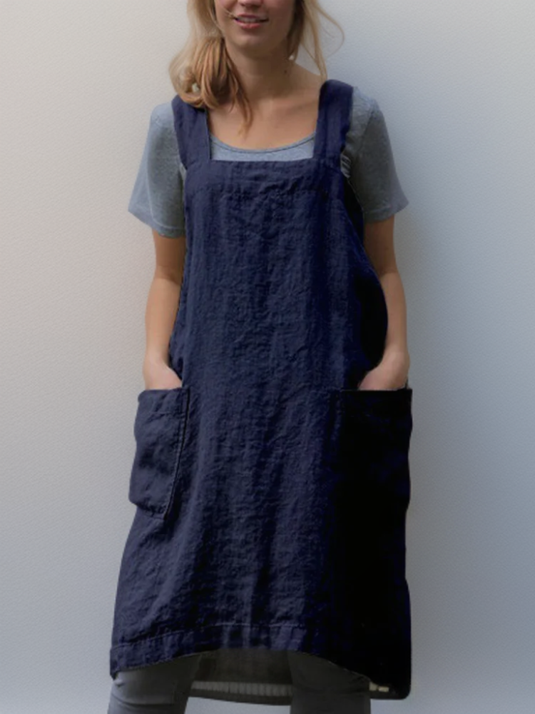 Andi - Simple apron with cross back straps