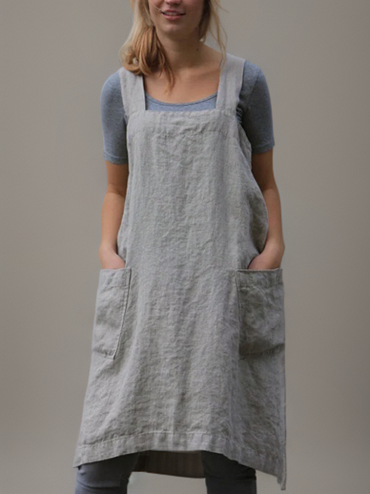 Andi - Simple apron with cross back straps