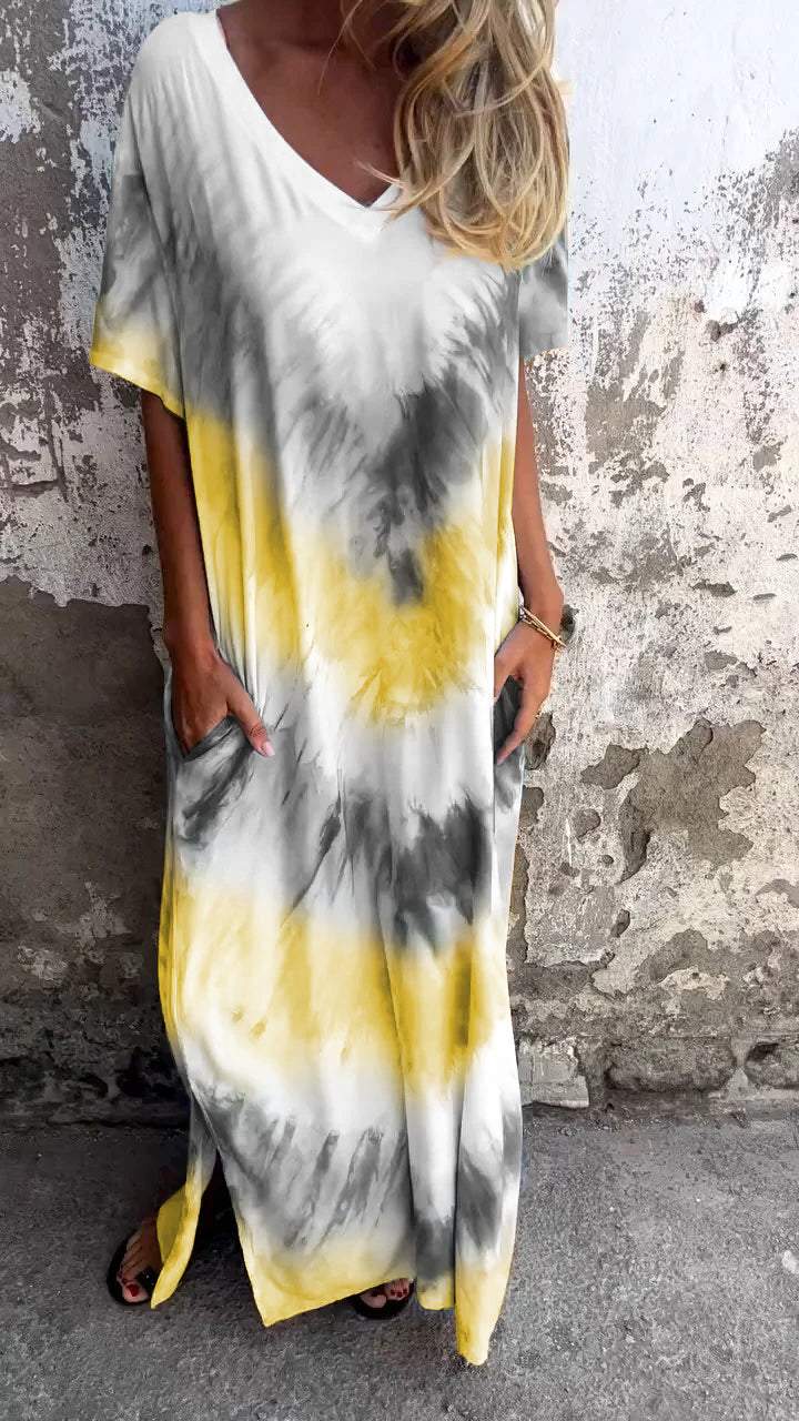 Tandyana™ - Comfortable Tie-dye Maxi Dress