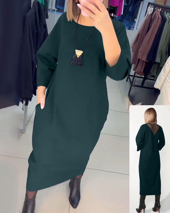 Saminzo™ - Long Sleeve Dress