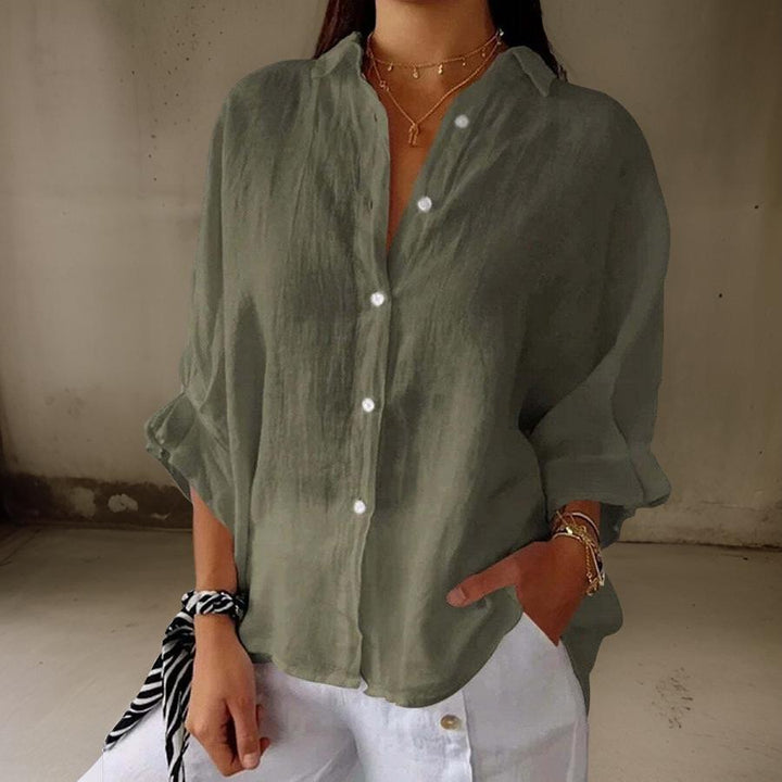 Giulianen™ - Elegant Linen Blouse