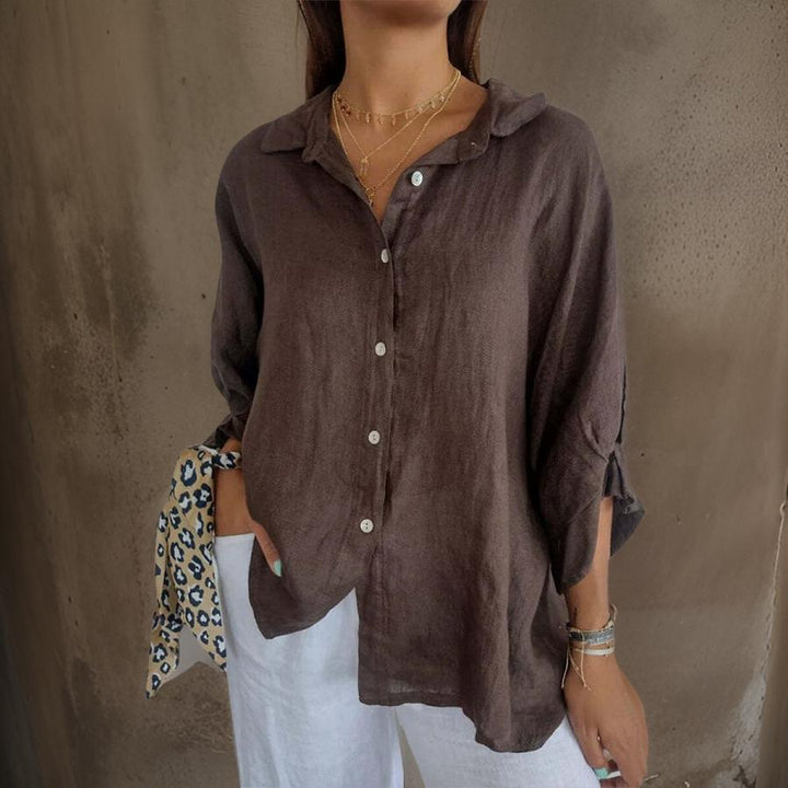 Giulianen™ - Elegant Linen Blouse