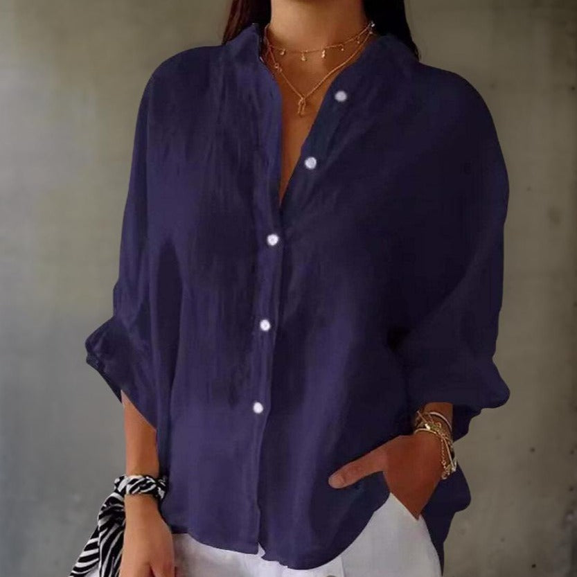 Giulianen™ - Elegant Linen Blouse